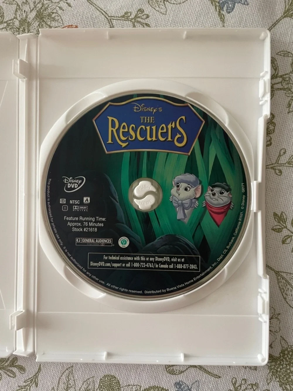 Disney Masterpiece Limited Edition The Rescuers with DVD Sleeve